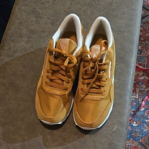 Reebok Women's Sneakers in Mustard and White